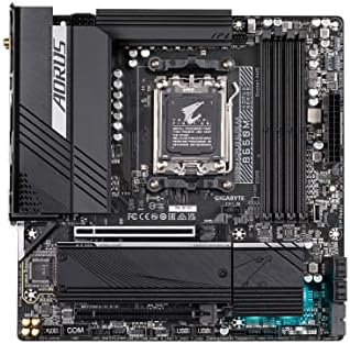 GIGABYTE B650M AORUS Elite AX  AM5/ LGA 1718/ AMD B650/ Micro ATX/ 5 Year Warranty/ DDR5/ 2  M 2/ PCIe 5 0/ USB 3 2 Gen2X2 Type C/Intel 2 5GbE LAN/Q Flash Plus/EZ Latch/Gaming Motherboard 