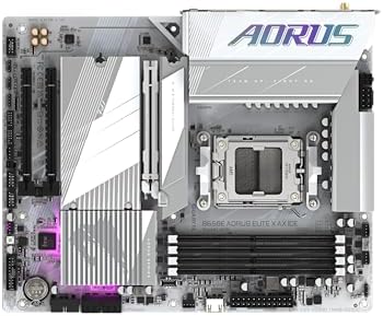 GIGABYTE B650M AORUS Elite AX  AM5/ LGA 1718/ AMD B650/ Micro ATX/ 5 Year Warranty/ DDR5/ 2  M 2/ PCIe 5 0/ USB 3 2 Gen2X2 Type C/Intel 2 5GbE LAN/Q Flash Plus/EZ Latch/Gaming Motherboard 