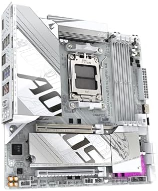 GIGABYTE B650M AORUS Elite AX  AM5/ LGA 1718/ AMD B650/ Micro ATX/ 5 Year Warranty/ DDR5/ 2  M 2/ PCIe 5 0/ USB 3 2 Gen2X2 Type C/Intel 2 5GbE LAN/Q Flash Plus/EZ Latch/Gaming Motherboard 