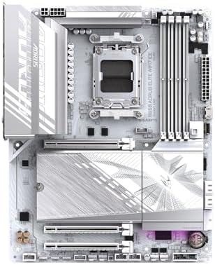 GIGABYTE B650M AORUS Elite AX  AM5/ LGA 1718/ AMD B650/ Micro ATX/ 5 Year Warranty/ DDR5/ 2  M 2/ PCIe 5 0/ USB 3 2 Gen2X2 Type C/Intel 2 5GbE LAN/Q Flash Plus/EZ Latch/Gaming Motherboard 