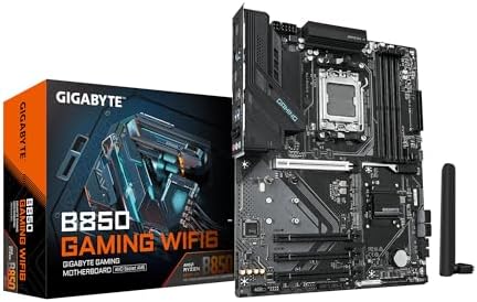 GIGABYTE B650M Gaming Plus WiFi AM5 LGA 1718 AMD B650 M ATX  DDR5  PCIe 4 0 M 2  PCIe 4 0  USB 3 2 Gen 1 Type C  Wi Fi 6E  2 5GbE LAN