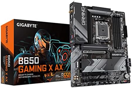 GIGABYTE B650M Gaming Plus WiFi AM5 LGA 1718 AMD B650 M ATX  DDR5  PCIe 4 0 M 2  PCIe 4 0  USB 3 2 Gen 1 Type C  Wi Fi 6E  2 5GbE LAN