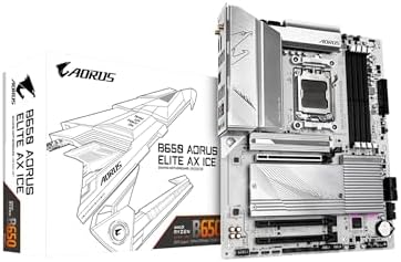 GIGABYTE B650 AORUS Elite AX V2  AM5/ LGA 1718/ AMD/ B650/ ATX/ 5 Year Warranty/ DDR5/ Triple M 2/ PCIe 5 0/ USB 3 2 Gen2X2 Type C/WiFi 6E/ 2 5GbE LAN/Q Flash Plus/EZ Latch/Motherboard 