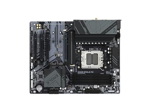 GIGABYTE B650 Eagle AX AM5 LGA 1718 AMD B650 ATX  DDR5 Triple M 2  PCIe 5 0  USB 3 2 Gen2x2 Type C  AMD Wi Fi 6E  Realtek GbE LAN