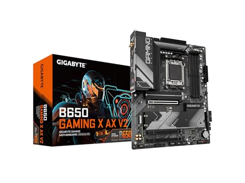 GIGABYTE B650 Gaming X AX V2  rev  1 0  AM5 LGA 1718 AMD B650 ATX DDR5  Triple M 2  PCIe 5 0  USB 3 2 Gen2x2 Type C  AMD Wi Fi 6E  Realtek 2 5GbE LAN  Renewed 