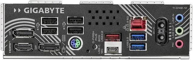 GIGABYTE B850M EAGLE WIFI6E AMD AM5 Motherboard  M ATX  DDR5  2x M 2  PCIe 5 0  USB C  USB 3 2 Gen 2  WIFI6E  2 5GbE LAN  EZ Latch  Wi Fi EZ Plug