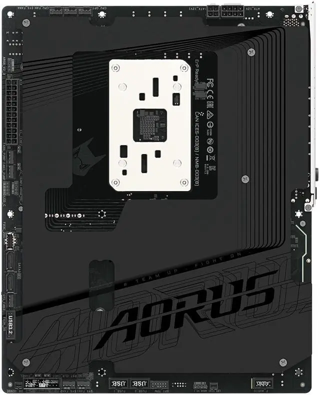 GIGABYTE B850 AORUS STEALTH AMD AM5 Motherboard  ATX  DDR5  4x M 2  PCIe 5 0  USB C  WIFI7  5GbE LAN
