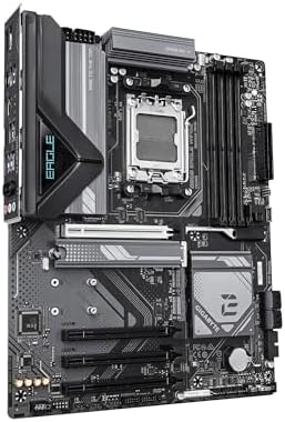 GIGABYTE B850 Eagle WIFI6E AMD AM5 LGA 1718 Motherboard  ATX  DDR5  3X M 2  PCIe 5 0  USB C  WIFI6E  1GbE LAN  EZ Latch  5 Year Warranty