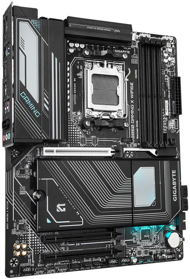 GIGABYTE B850 GAMING X WIFI6E AMD AM5 LGA 1718 Motherboard  ATX  DDR5  3x M 2  PCIe 5 0  USB C  WIFI6E  2 5GbE LAN  EZ Latch  5 Year Warranty