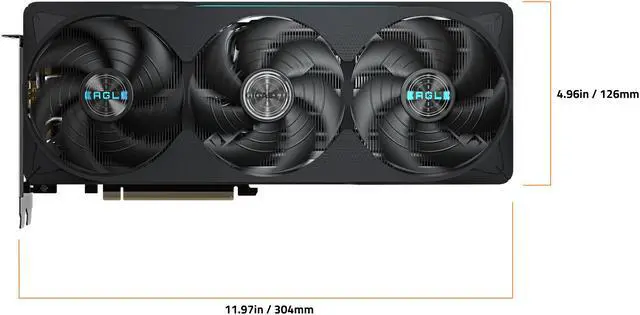 Tarjeta gráfica GIGABYTE Eagle GeForce RTX 5070 Ti de 16 GB GDDR7 PCI Express 5.0 ATX GV-N507TEAGLE OC-16GD
