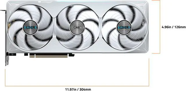 GIGABYTE Eagle GeForce RTX 5070 Ti 16GB GDDR7 PCI Express 5 0 ATX Graphics Card GV N507TEAGLEOC ICE 16GD