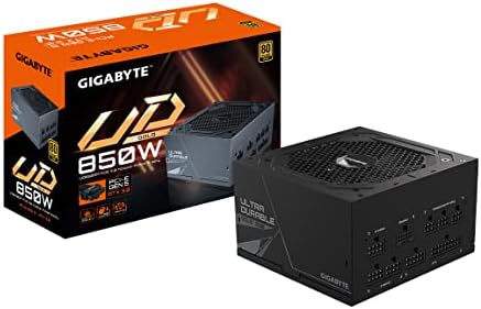 GIGABYTE GP UD850GM PG5 Rev2 0   PCIe5 0 Ready   ATX3 0 850W 80 Plus Gold Certified   Fully Modular Power Supply