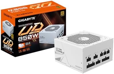 GIGABYTE GP UD850GM PG5 Rev2 0   PCIe5 0 Ready   ATX3 0 850W 80 Plus Gold Certified   Fully Modular Power Supply