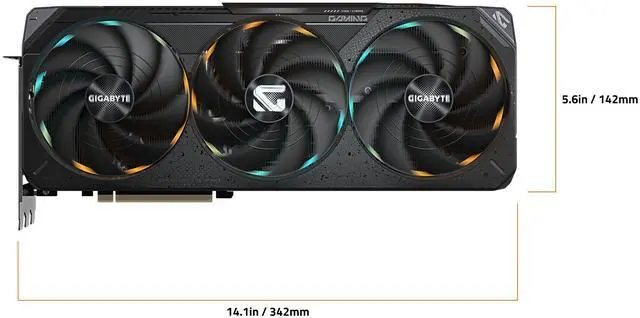 GIGABYTE Gaming GeForce RTX 5070 Ti 16GB GDDR7 PCI Express 5 0 ATX Graphics Card GV N507TGAMING OC 16GD