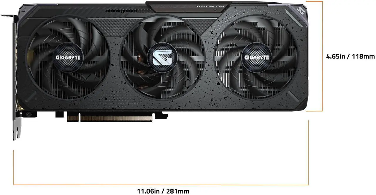 GIGABYTE Gaming Radeon RX 9060 XT 16GB GDDR6 PCI Express 5 0 x16 ATX Graphics Card GV R9060XTGAMING OC 16GD RX 9060XT