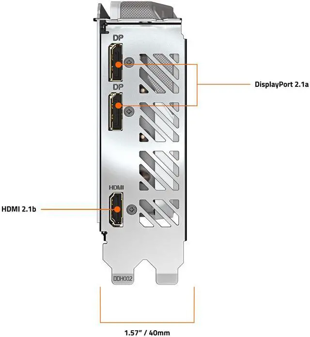 GIGABYTE Gaming Radeon RX 9060 XT 16GB GDDR6 PCI Express 5 0 x16 ATX Graphics Card GV R906XGAMINGOCICE 16GD