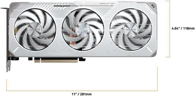 GIGABYTE Gaming Radeon RX 9060 XT 16GB GDDR6 PCI Express 5 0 x16 ATX Graphics Card GV R906XGAMINGOCICE 16GD