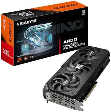 GIGABYTE Gaming Radeon RX 9070 GRE 12GB GDDR6 PCI Express 5 0 ATX Graphics Card GV R907GREGAMING OC 12GD