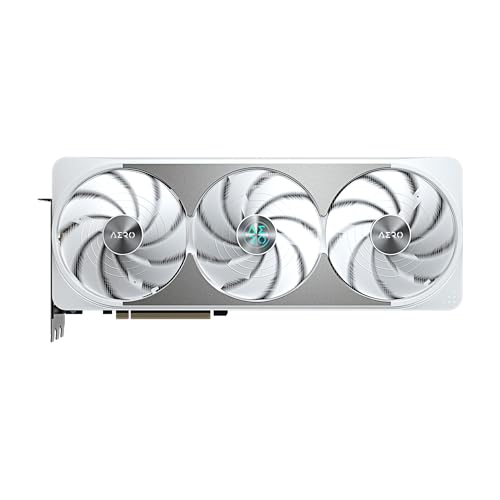 GIGABYTE GeForce RTX 5070 Ti AERO OC 16G Graphics Card  16GB 256 bit GDDR7  PCIe 5 0  WINDFORCE Cooling System  GV N507TAERO OC 16GD Video Card