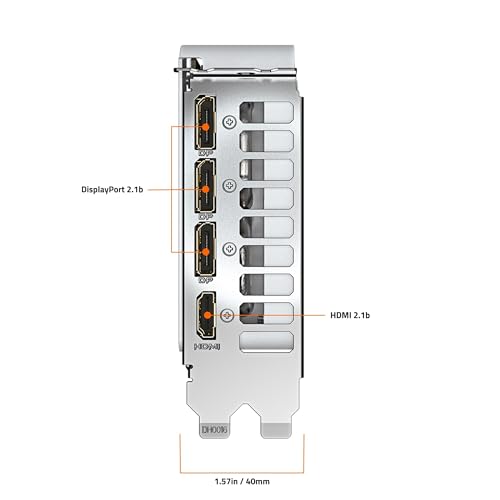 GIGABYTE Tarjeta gráfica GeForce RTX 5060 AERO OC 8G, 8 GB 128 bits GDDR7, PCIe 5.0, sistema de refrigeración WINDFORCE, tarjeta de video GV-N5060AERO OC-8GD