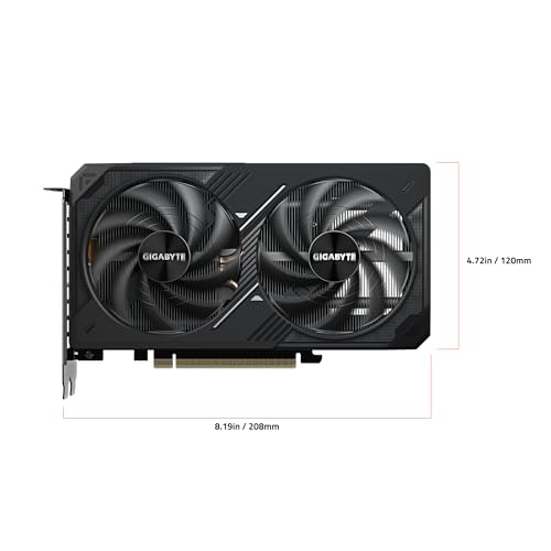 GIGABYTE Tarjeta gráfica GeForce RTX 5060 Ti WINDFORCE MAX OC 16G, 16 GB 128 bits GDDR7, PCIe 5.0, sistema de refrigeración WINDFORCE, tarjeta de video GV-N506TWF2MAX OC-16GD