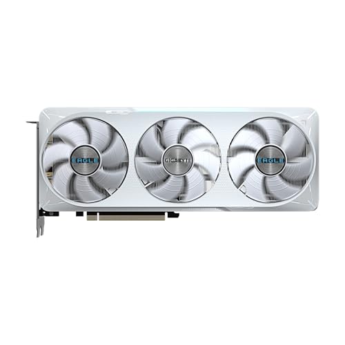 GIGABYTE GeForce RTX 5070 Eagle OC ICE SFF 12G Graphics Card  12GB 192 bit GDDR7  PCIe 5 0  WINDFORCE Cooling System  GV N5070EAGLEOC ICE 12GD Video Card