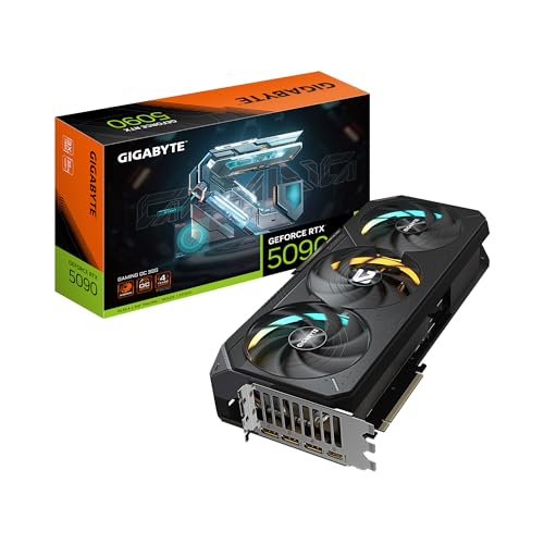 GIGABYTE GeForce RTX 5090 Gaming OC 32G Graphics Card  WINDFORCE Cooling System  32GB 512 bit GDDR7  GV N5090GAMING OC 32GD Video Card