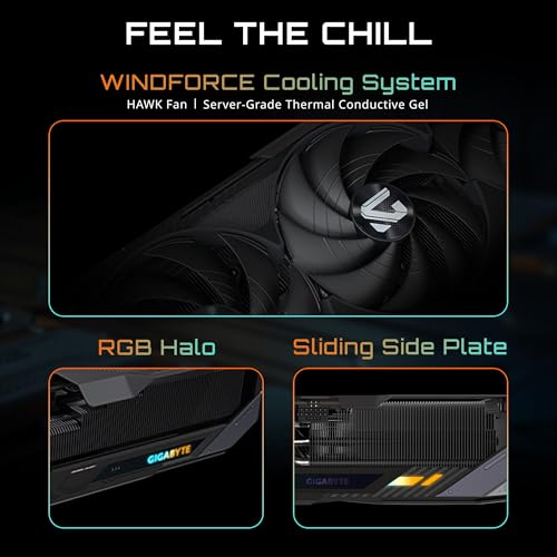 GIGABYTE GeForce RTX 5090 Gaming OC 32G Graphics Card  WINDFORCE Cooling System  32GB 512 bit GDDR7  GV N5090GAMING OC 32GD Video Card