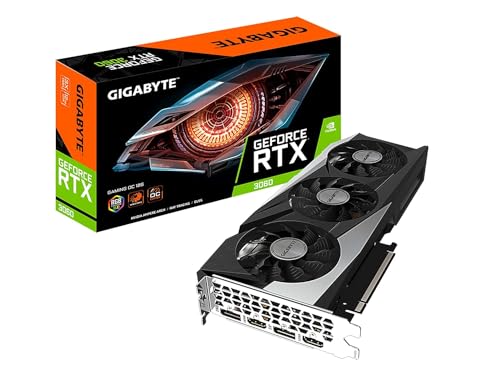 GIGABYTE GeForce RTX 3060 Gaming OC 12G  REV2 0  Graphics Card  3X WINDFORCE Fans  12GB 192 bit GDDR6  GV N3060GAMING OC 12GD Video Card