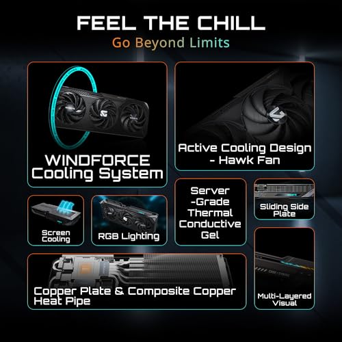 GIGABYTE GeForce RTX 5060 Ti Gaming OC 16G Graphics Card  16GB 128 bit GDDR7  PCIe 5 0  WINDFORCE Cooling System  GV N506TGAMING OC 16GD Video Card