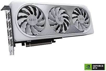 GIGABYTE GeForce RTX 5060 Ti AERO OC 16G Graphics Card  16GB 128 bit GDDR7  PCIe 5 0  WINDFORCE Cooling System  GV N506TAERO OC 16GD Video Card