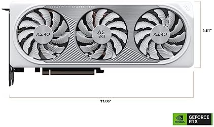 GIGABYTE GeForce RTX 5060 Ti AERO OC 16G Graphics Card  16GB 128 bit GDDR7  PCIe 5 0  WINDFORCE Cooling System  GV N506TAERO OC 16GD Video Card