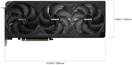 GIGABYTE GeForce RTX 5080 WINDFORCE SFF 16G Graphics Card  16GB 256 bit GDDR7  PCIe 5 0  WINDFORCE Cooling System  GV N5080WF3 16GD Video Card