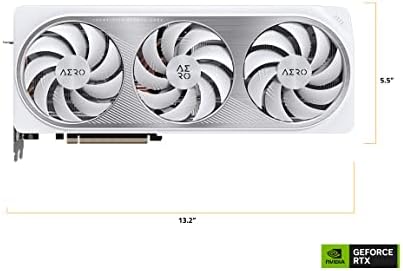 GIGABYTE GeForce RTX 5070 Ti Eagle OC ICE SFF 16G Graphics Card  16GB 256 bit GDDR7  PCIe 5 0  WINDFORCE Cooling System  GV N507TEAGLEOC ICE 16GD Video Card