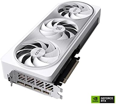 GIGABYTE GeForce RTX 5070 Ti AERO OC 16G Graphics Card  16GB 256 bit GDDR7  PCIe 5 0  WINDFORCE Cooling System  GV N507TAERO OC 16GD Video Card