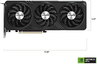 GIGABYTE GeForce RTX 5060 WINDFORCE OC 8G Graphics Card  8GB 128 bit GDDR7  PCIe 5 0  WINDFORCE Cooling System  GV N5060WF2OC 8GD Video Card