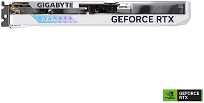 GIGABYTE GeForce RTX 5060 AERO OC 8G Graphics Card  8GB 128 bit GDDR7  PCIe 5 0  WINDFORCE Cooling System  GV N5060AERO OC 8GD Video Card