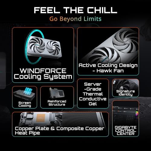 GIGABYTE GeForce RTX 5060 Ti WINDFORCE MAX OC 16G Graphics Card  16GB 128 bit GDDR7  PCIe 5 0  WINDFORCE Cooling System  GV N506TWF2MAX OC 16GD Video Card