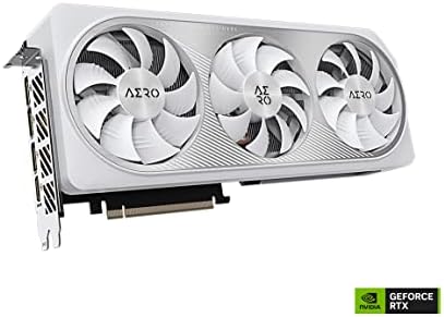 GIGABYTE GeForce RTX 5070 AERO OC 12G Graphics Card  12GB 192 bit GDDR7  PCIe 5 0  WINDFORCE Cooling System  GV N5070AERO OC 12GD Video Card