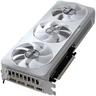GIGABYTE GeForce RTX 5070 Eagle OC ICE SFF 12G Graphics Card  12GB 192 bit GDDR7  PCIe 5 0  WINDFORCE Cooling System  GV N5070EAGLEOC ICE 12GD Video Card