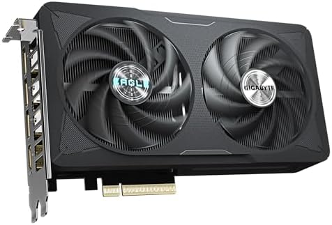 GIGABYTE GeForce RTX 5060 WINDFORCE OC 8G Graphics Card  8GB 128 bit GDDR7  PCIe 5 0  WINDFORCE Cooling System  GV N5060WF2OC 8GD Video Card