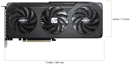 GIGABYTE GeForce RTX 5060 WINDFORCE OC 8G Graphics Card  8GB 128 bit GDDR7  PCIe 5 0  WINDFORCE Cooling System  GV N5060WF2OC 8GD Video Card