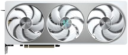 GIGABYTE GeForce RTX 5070 AERO OC 12G Graphics Card  12GB 192 bit GDDR7  PCIe 5 0  WINDFORCE Cooling System  GV N5070AERO OC 12GD Video Card  Compatible with Desktop