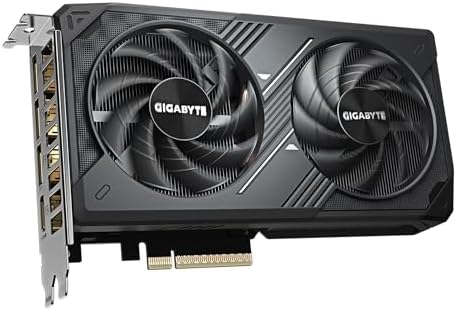 GIGABYTE Tarjeta gráfica GeForce RTX 5060 WINDFORCE OC 8G, 8 GB 128 bits GDDR7, PCIe 5.0, sistema de refrigeración WINDFORCE, tarjeta de video GV-N5060WF2OC-8GD