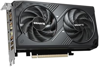 GIGABYTE GeForce RTX 5060 WINDFORCE MAX OC 8G Graphics Card  Cooling System  8GB 128 bit GDDR7  PCIe 5 0  by NVIDIA  DisplayPort & HDMI   Video Output Interface  GV N5060WF2MAX OC 8GD Video Card