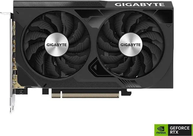 GIGABYTE GeForce RTX 4060 WINDFORCE OC 8G Graphics Card  2x WINDFORCE Fans  8GB 128 bit GDDR6  GV N4060WF2OC 8GD  Video Card