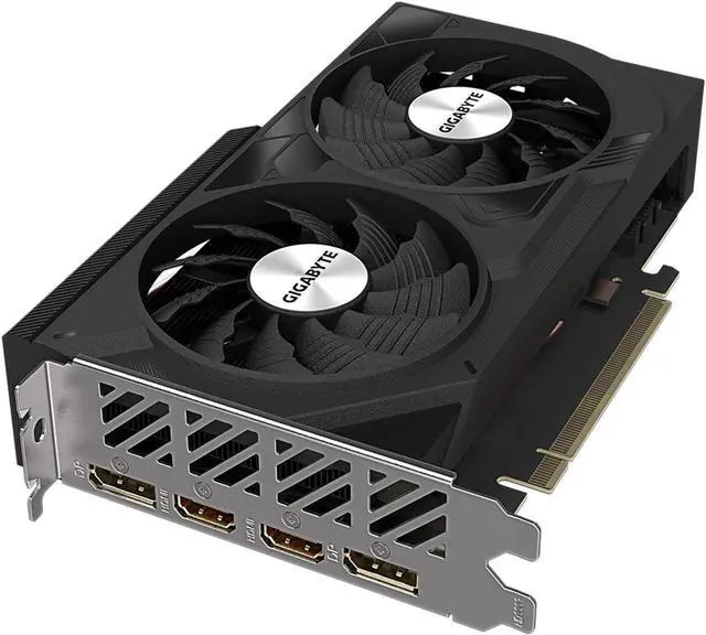 GIGABYTE GeForce RTX 4060 WINDFORCE OC 8G Graphics Card  2x WINDFORCE Fans  8GB 128 bit GDDR6  GV N4060WF2OC 8GD  Video Card