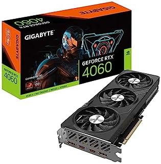GIGABYTE Tarjeta gráfica GeForce RTX 5060 WINDFORCE OC 8G, 8 GB 128 bits GDDR7, PCIe 5.0, sistema de refrigeración WINDFORCE, tarjeta de video GV-N5060WF2OC-8GD