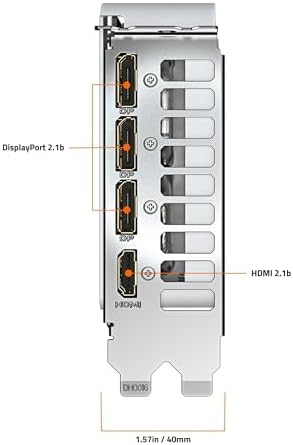 GIGABYTE GeForce RTX 5060 AERO OC 8G Graphics Card  8GB 128 bit GDDR7  PCIe 5 0  WINDFORCE Cooling System  Made by NVIDIA  DisplayPort & HDMI   Video Output Interface  GV N5060AERO OC 8GD Video Card