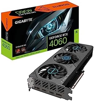 GIGABYTE GeForce RTX 5060 Gaming OC 8G Graphics Card 8GB 128 bit GDDR7  PCIe 5 0  WINDFORCE Cooling System Made by NVIDIA DisplayPort & HDMI   Video Output Interface  GV N5060GAMING OC 8GD Video Card
